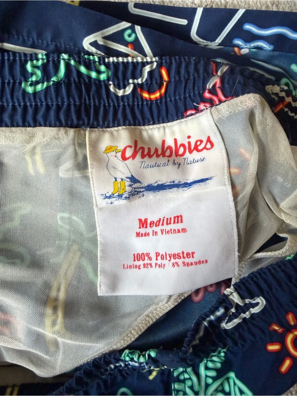 Chubbies Tropical Neon Swim Shorts